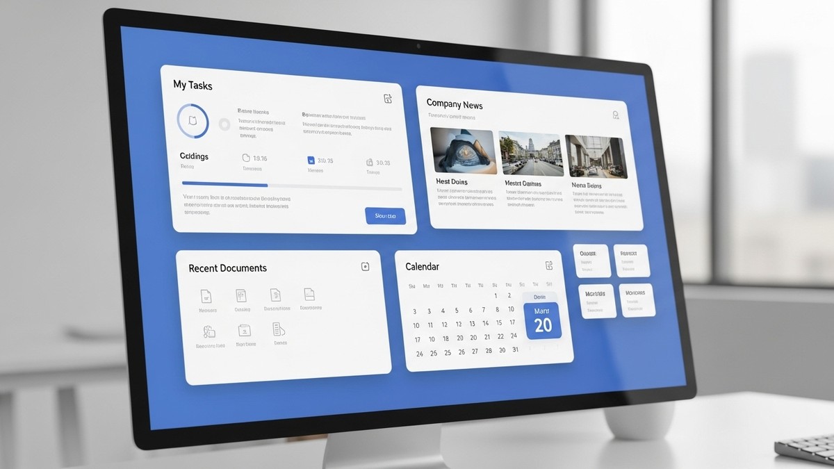Персоналізована робоча площина корпоративного порталу з адаптованою інформацією