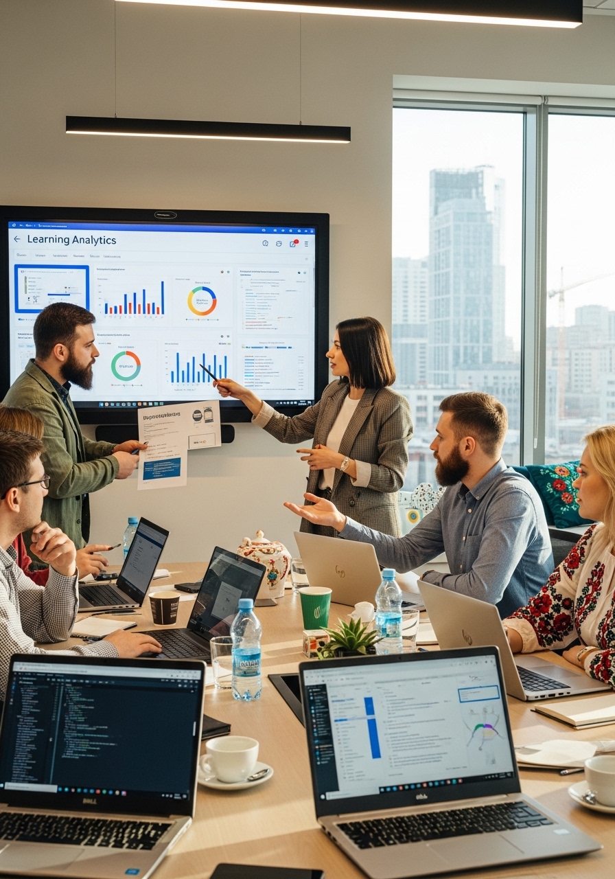 Команда впровадження Coloris LMS у великій роздрібній мережі