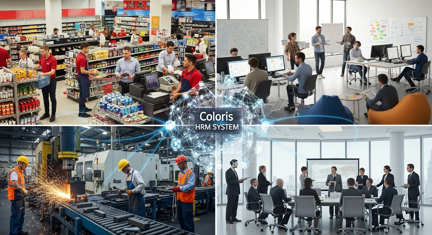 Різні типи компаній для Coloris HRM