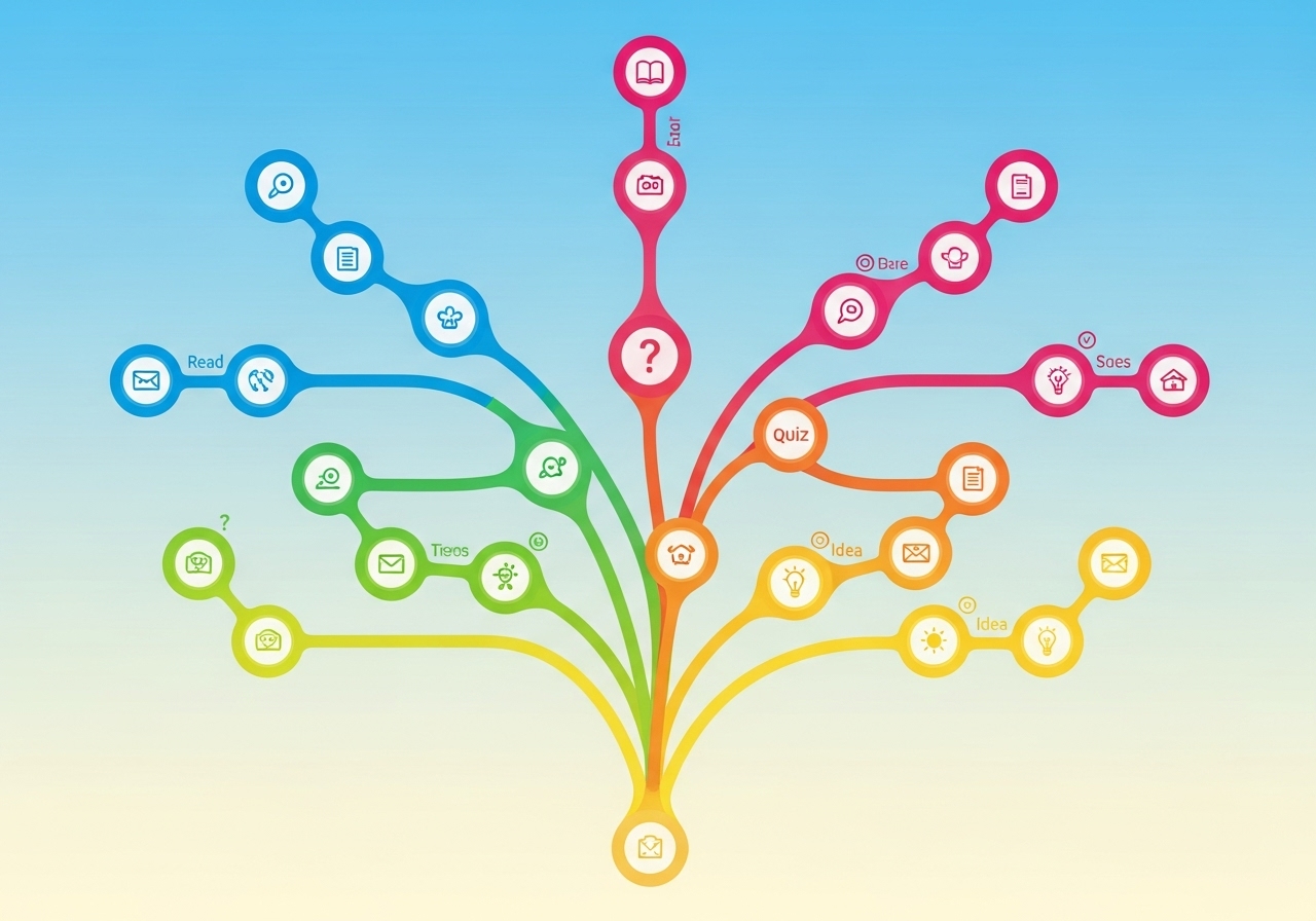 Структура курсу Quickskills з кількома гілками